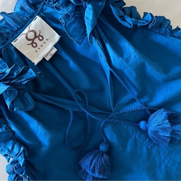 Figue Fabiana Top In Blue - Picture 7 of 15